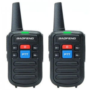 Комплект раций Baofeng BF-C50 2 шт. 5W IP54 1000 мАч Type-C UHF Черный