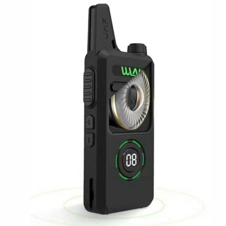 Рация WLN KD-C1 Plus 5W IP54 1000 мАч UHF Type-C Черный