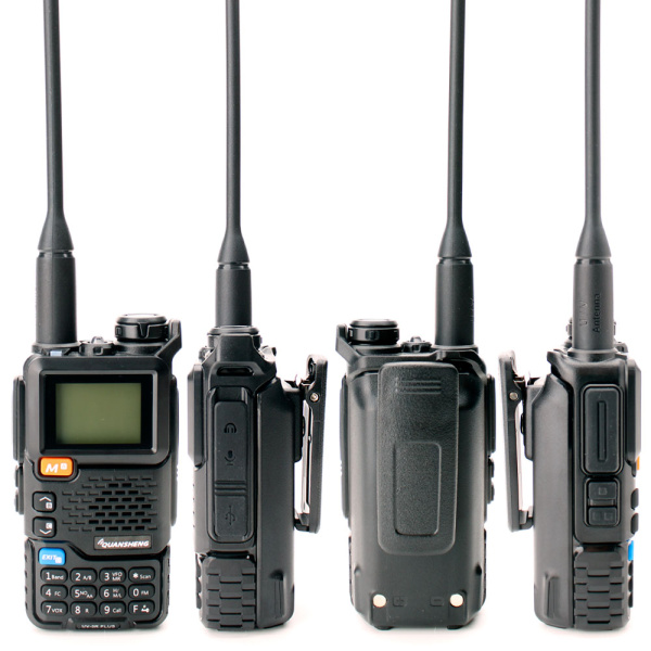 Рация Quansheng UV-5R Plus V1 5W IP54 1600 мАч Type-C Черный