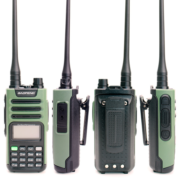 Рация Baofeng UV-13 Pro Tri-Band 5W IP54 1500 мАч Type-C Зеленый