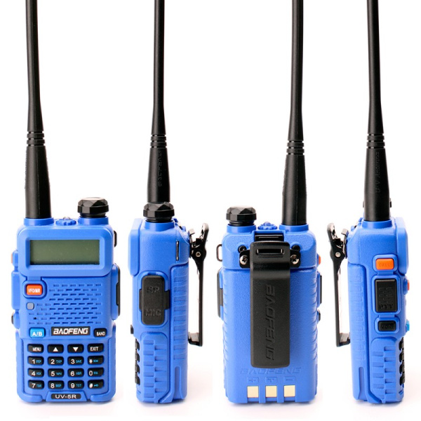 Рация Baofeng UV-5R 5W IP54 1800 мАч Синий