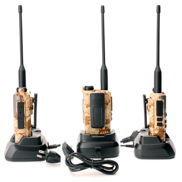 Рация Quansheng UV-K6/UV-K5(8) V3 5W IP54 1600 мАч Type-C Песочный камуфляж