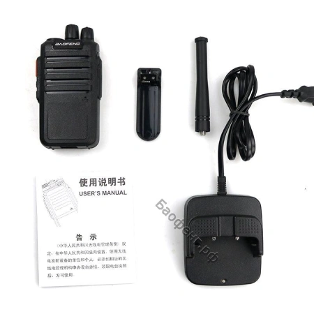 Рация Baofeng BF-M4 5W IP54 3800 мАч Micro-USB Черный