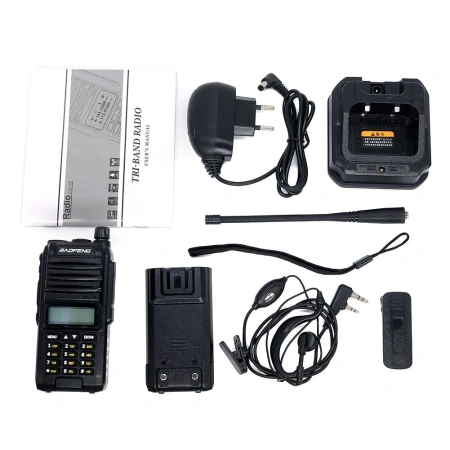 Рация Baofeng BF-A58S Tri-Band 5W IP54 2800 мАч Черный