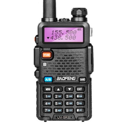 Рация Baofeng UV-5R Tri-Band 5W IP54 1800 мАч Черный