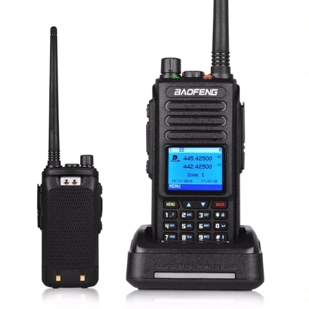 Цифровая рация Baofeng DM-1702 AES-128 5W 2200 мАч GPS Черный