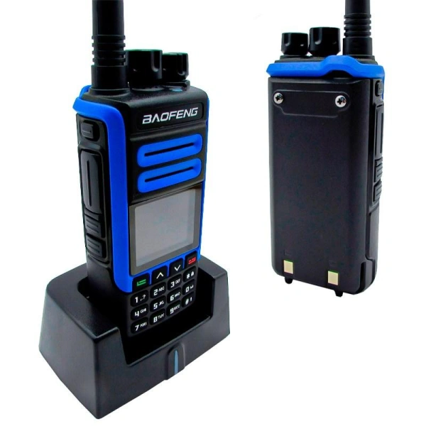 Цифровая рация Baofeng DR-1802U AES-256 5W IP54 2200 мАч UHF Синий