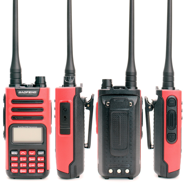 Рация Baofeng UV-13 Pro 5W IP54 1500 мАч Type-C Красный