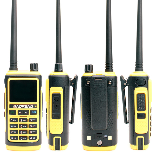 Рация Baofeng UV-17 Pro 5W IP54 1800 мАч Type-C Желтый