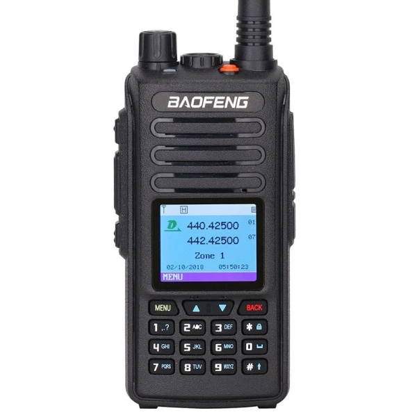 Цифровая рация Baofeng DM-1702 AES-128 5W 2200 мАч GPS Черный