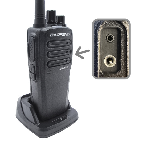 Цифровая рация Baofeng DR-1909 5W IP54 2800 мАч Type-C UHF Черный