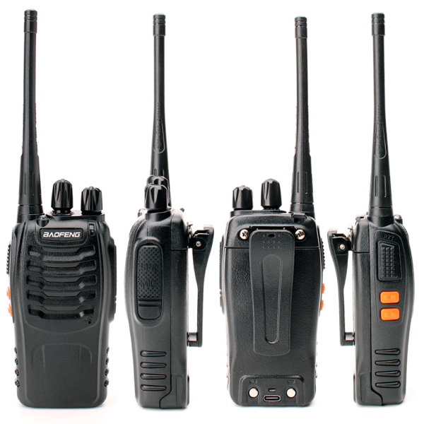Рация Baofeng BF-888S 5W IP54 1500 мАч Type-C UHF Черный