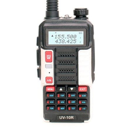 Рация Baofeng BF-UV10R 8W IP54 2200 мАч Серый