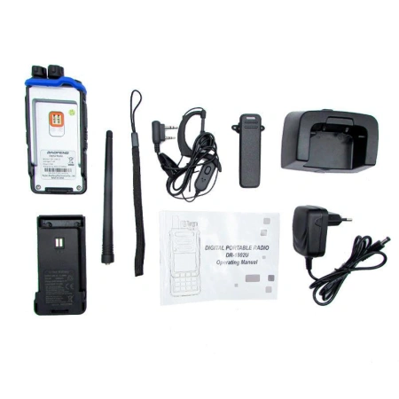 Цифровая рация Baofeng DR-1802U AES-256 5W IP54 2200 мАч UHF Синий