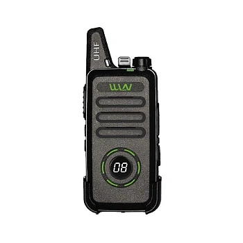 Рация WLN KD-C1 Plus 5W IP54 1000 мАч UHF Type-C Черный