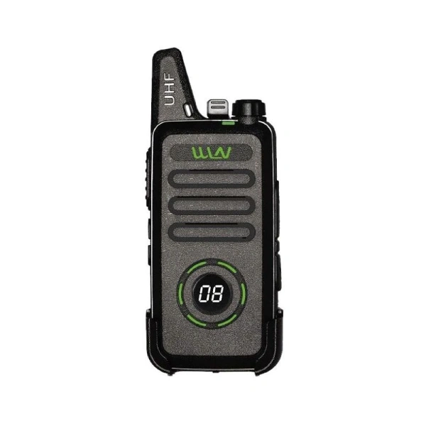 Рация WLN KD-C1 Plus 5W IP54 1000 мАч UHF Type-C Черный