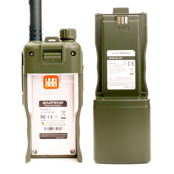 Рация Baofeng AR-152 10W IP54 4000 мАч Зеленый