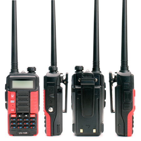 Рация Baofeng BF-UV10R 8W IP54 2200 мАч Красный