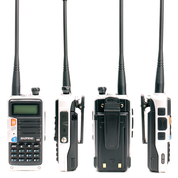 Рация Baofeng UV-S9 Tri-Band 8W IP54 2800 мАч Серебристый