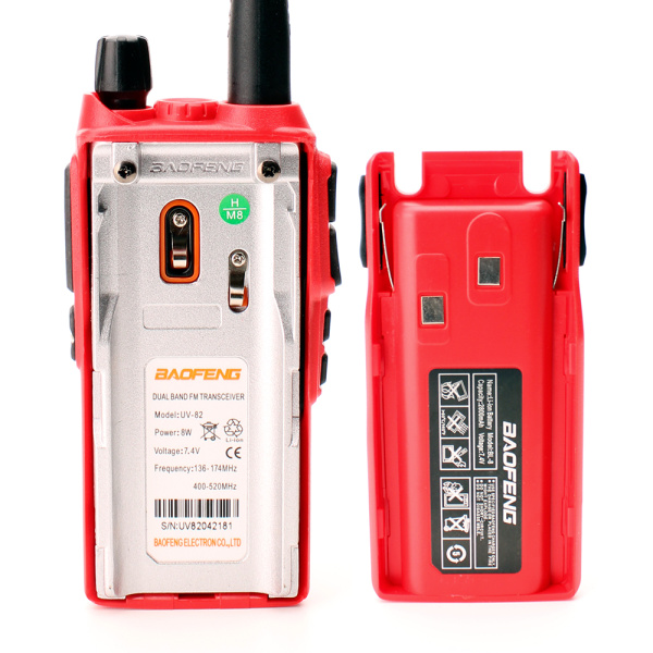 Рация Baofeng UV-82 8W IP54 2800 мАч Красный