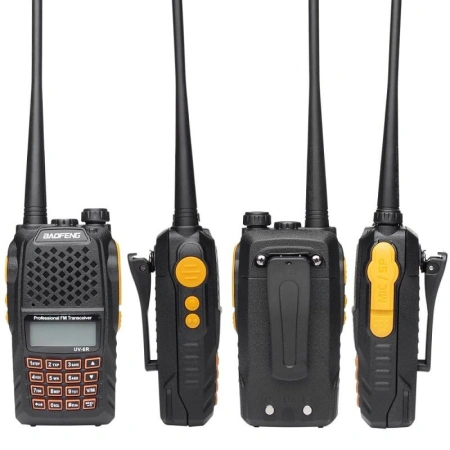 Рация Baofeng UV-6R 5W IP54 1800 мАч Черный