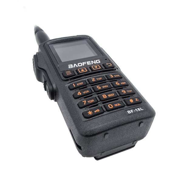 Рация Baofeng BF-18L Tri-Band 5W IP54 1800 мАч Type-C Черный