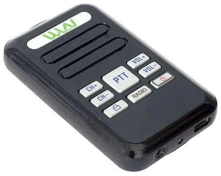 Рация WLN KD-C80 2W IP54 1200 мАч UHF Type-C Черный