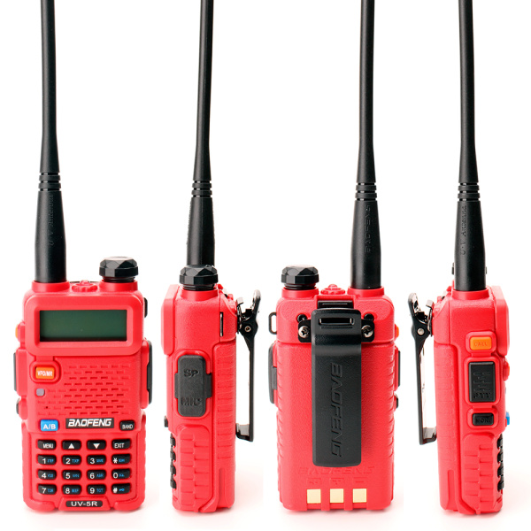 Рация Baofeng UV-5R 5W IP54 1800 мАч Красный