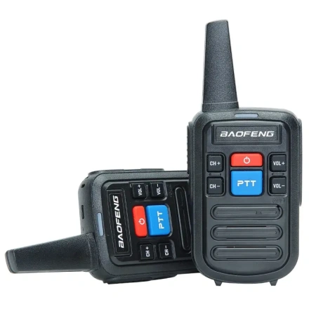 Комплект раций Baofeng BF-C50 2 шт. 5W IP54 1000 мАч Type-C UHF Черный