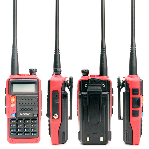 Рация Baofeng UV-S9 Dual-Band 8W IP54 2800 мАч Красный