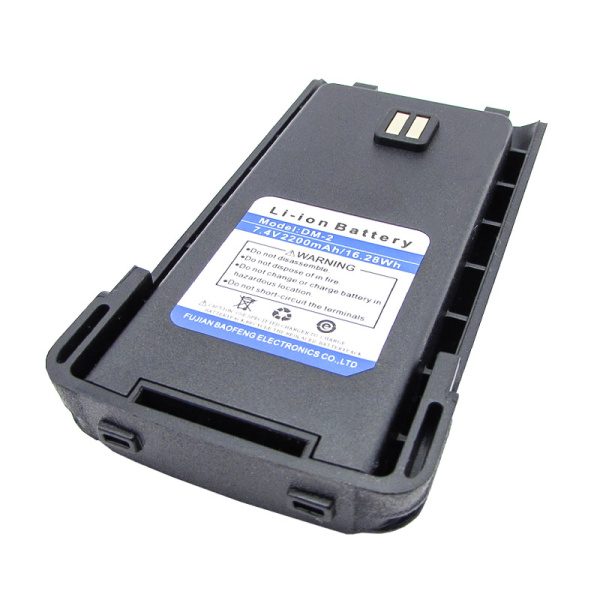 Аккумулятор для рации Baofeng DM-1702, BF-H2, DM-X 2200 мАч Черный
