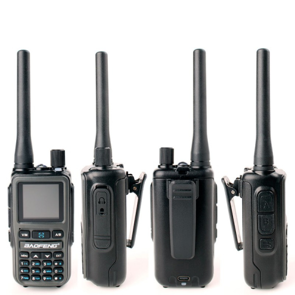 Рация Baofeng UV-5R Mini 5W IP54 1600 мАч Type-C Черный