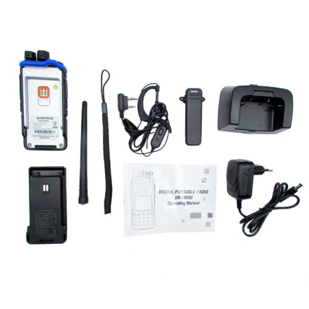 Цифровая рация Baofeng DR-1802U 5W IP54 2200 мАч UHF Синий