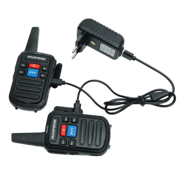 Комплект раций Baofeng BF-C50 2 шт. 5W IP54 1000 мАч Type-C UHF Черный