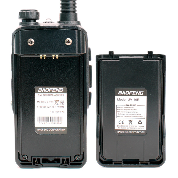 Рация Baofeng BF-UV10R 8W IP54 2200 мАч Красный