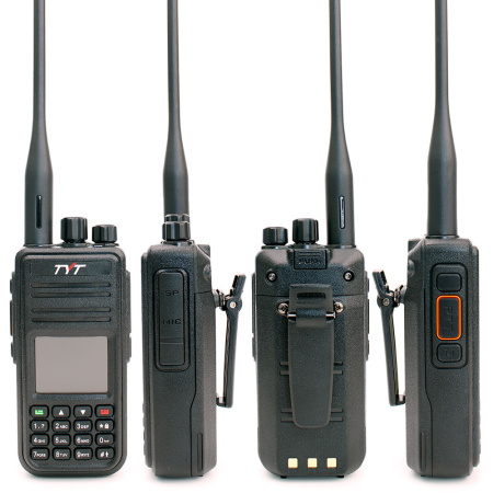 Цифровая рация TYT MD-UV380 AES-128 5W IP54 2000 мАч Черный