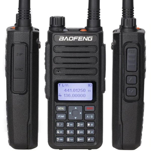 Цифровая рация Baofeng DR-1801 AES-256 5W IP54 2200 мАч Черный