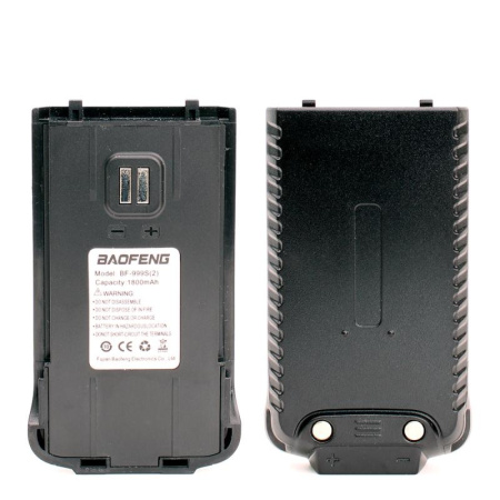 Аккумулятор для рации Baofeng BF-999S 1800 мАч Черный