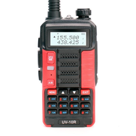 Рация Baofeng BF-UV10R 8W IP54 2200 мАч Красный