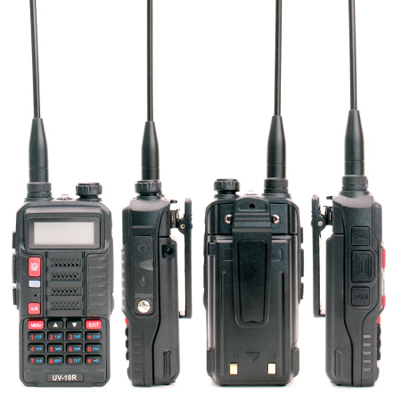 Рация Baofeng BF-UV10R 8W IP54 2200 мАч Черный